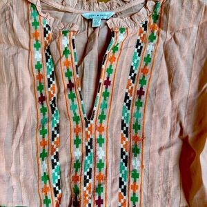 Peach/Salmon colored long sleeve top